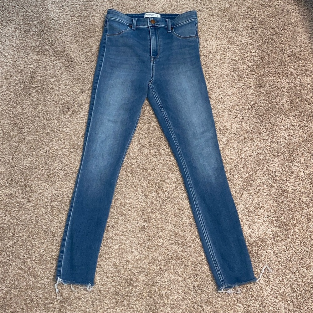 Abercrombie & Fitch Jean Leggings High Rise 27/4 regular length